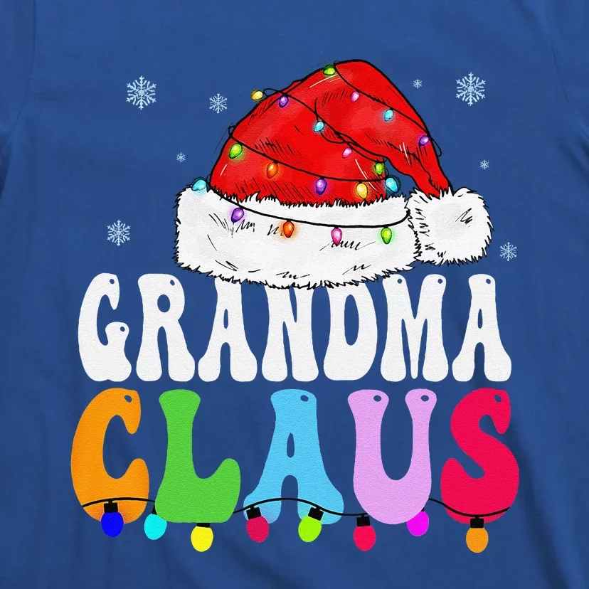 Grandma Claus Funny Xmas Family Matching Grandma Christmas T-Shirt