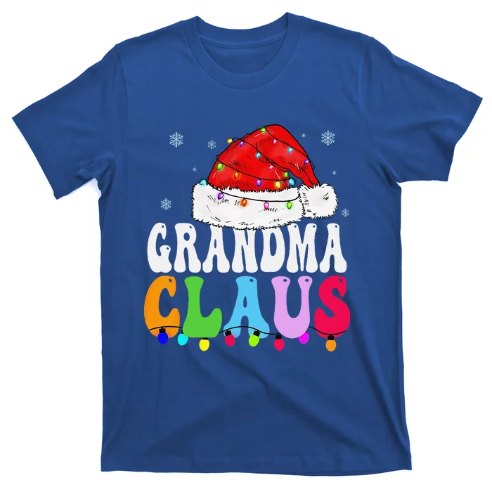 Grandma Claus Funny Xmas Family Matching Grandma Christmas T-Shirt