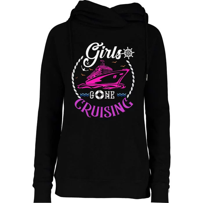 Gone Cruising for  funny Cruise Lovers Womens Funnel Neck Pullover Hood