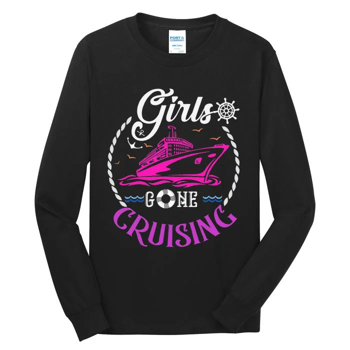 Gone Cruising for  funny Cruise Lovers Tall Long Sleeve T-Shirt