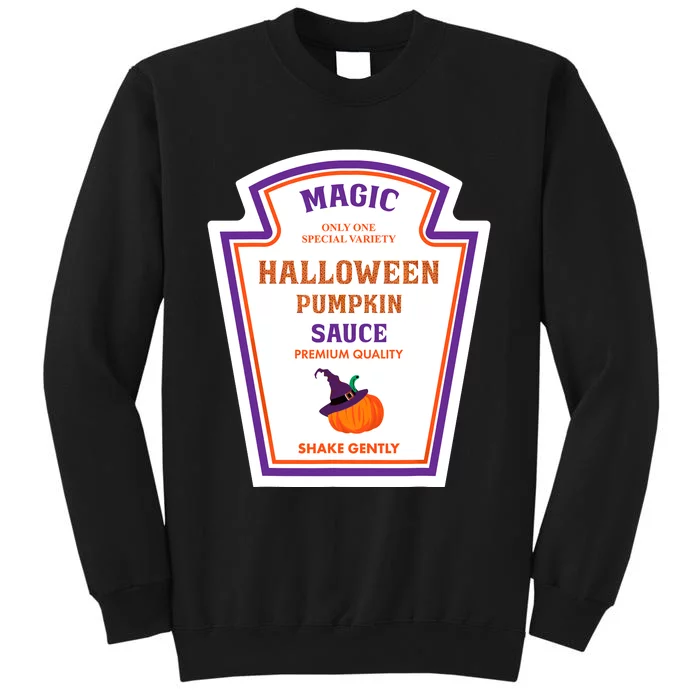 Group Condiments Funny Diy Halloween Costume Pumpkin Sauce Sweatshirt