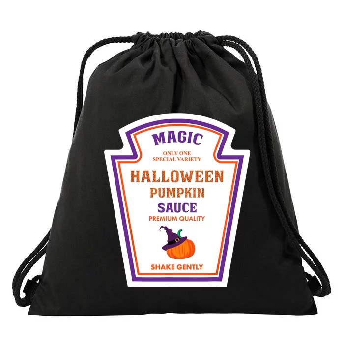 Group Condiments Funny Diy Halloween Costume Pumpkin Sauce Drawstring Bag