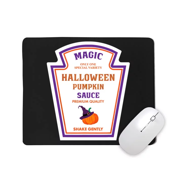 Group Condiments Funny Diy Halloween Costume Pumpkin Sauce Mousepad