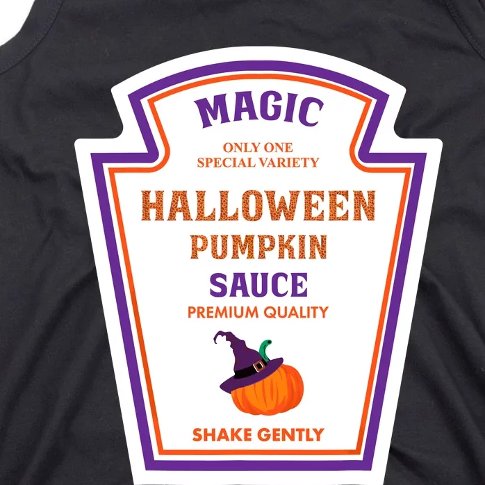 Group Condiments Funny Diy Halloween Costume Pumpkin Sauce Tank Top