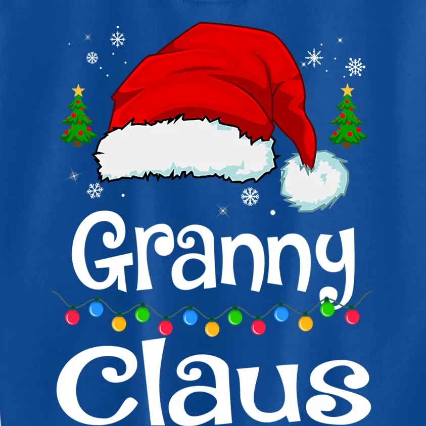 Granny Claus Funny Gift Christmas Pajama Family Matching Xmas Funny Gift Kids Sweatshirt