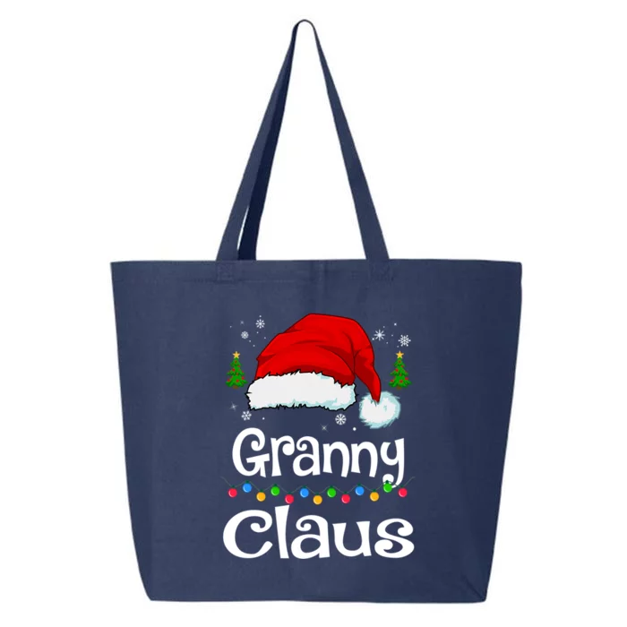 Granny Claus Funny Gift Christmas Pajama Family Matching Xmas Funny Gift 25L Jumbo Tote