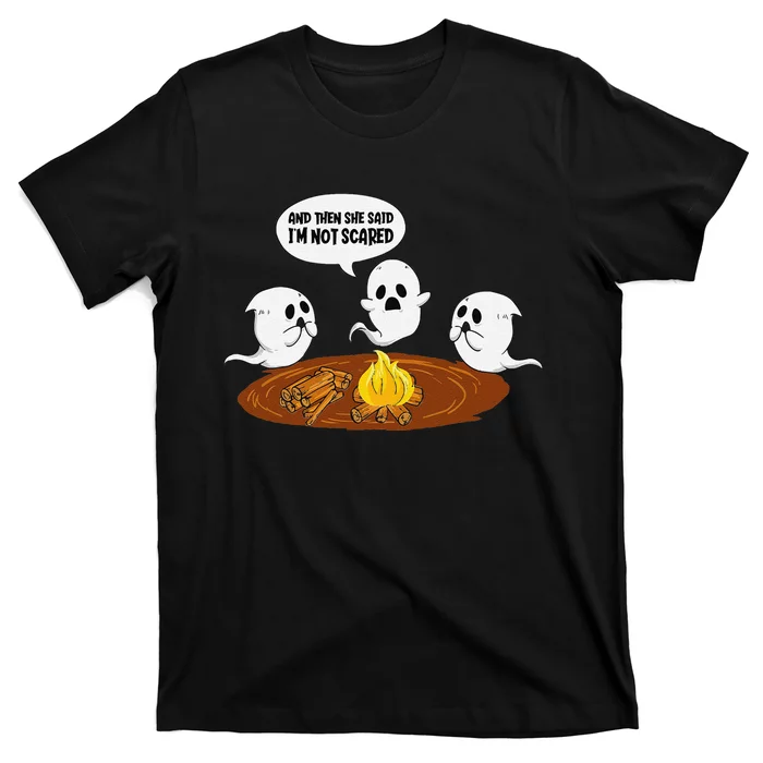 Ghost Campfire Funny Halloween T-Shirt