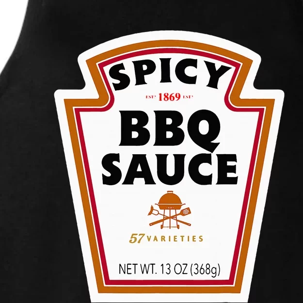 Group Condiments Funny Diy Halloween Costume Bbq Sauce Ladies Tri-Blend Wicking Tank