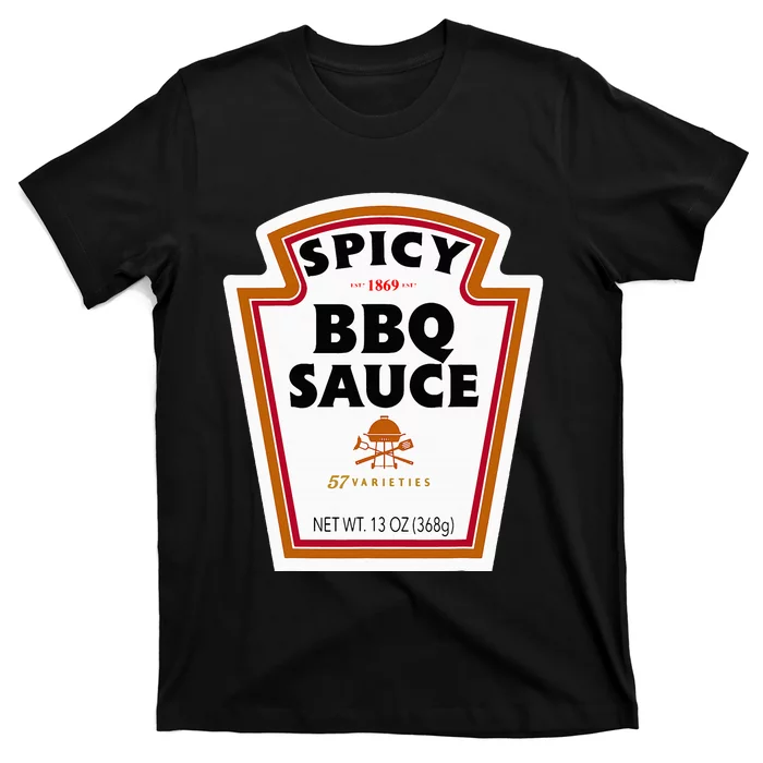 Group Condiments Funny Diy Halloween Costume Bbq Sauce T-Shirt