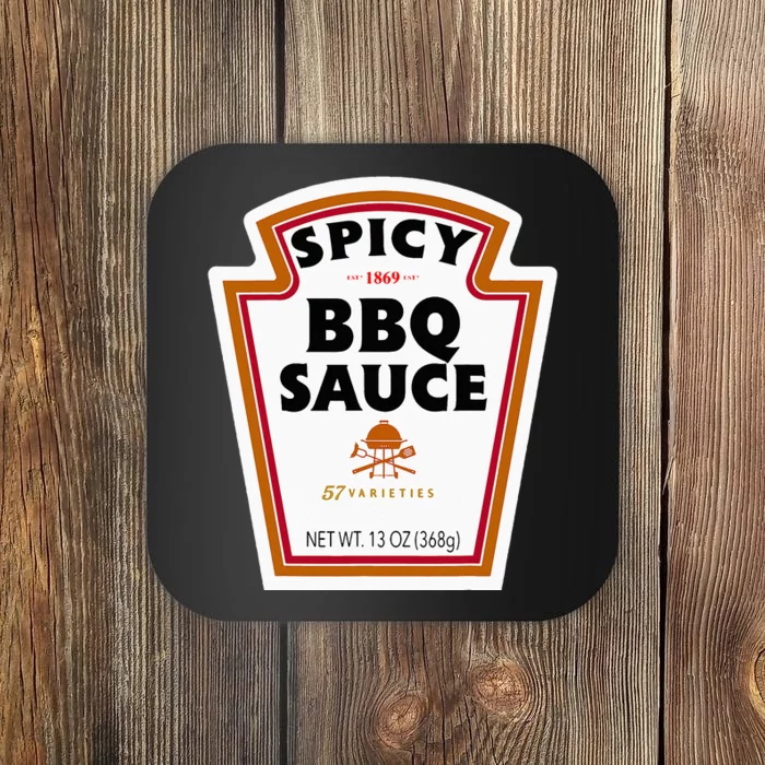 Group Condiments Funny Diy Halloween Costume Bbq Sauce Coaster