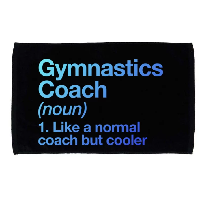 Gymnastics Coach Funny Sports Definition Trainer Instructor Cute Gift Microfiber Hand Towel