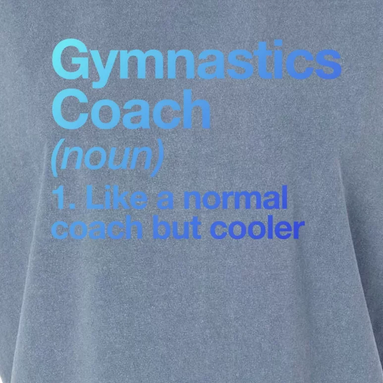 Gymnastics Coach Funny Sports Definition Trainer Instructor Cute Gift Garment-Dyed Women's Muscle Tee