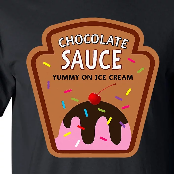 Group Condiments Funny Diy Halloween Costume Chocolate Sauce Tall T-Shirt