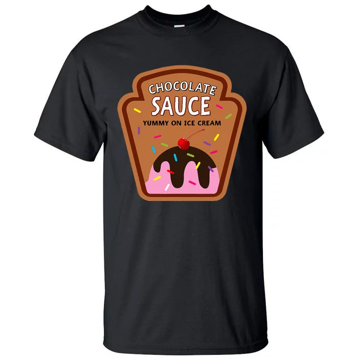 Group Condiments Funny Diy Halloween Costume Chocolate Sauce Tall T-Shirt