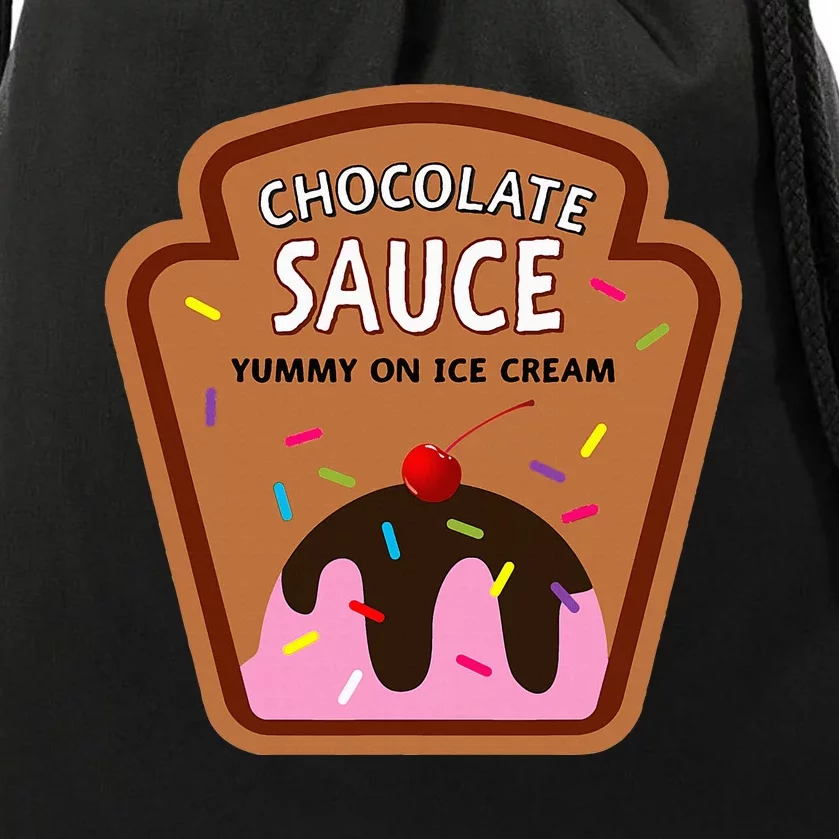 Group Condiments Funny Diy Halloween Costume Chocolate Sauce Drawstring Bag