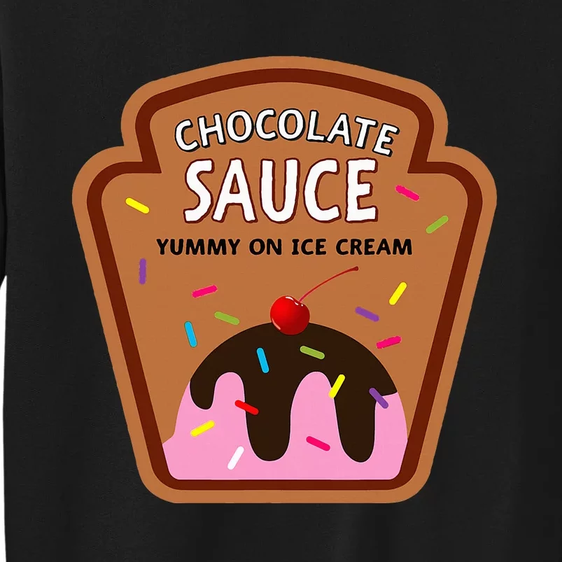 Group Condiments Funny Diy Halloween Costume Chocolate Sauce Tall Sweatshirt