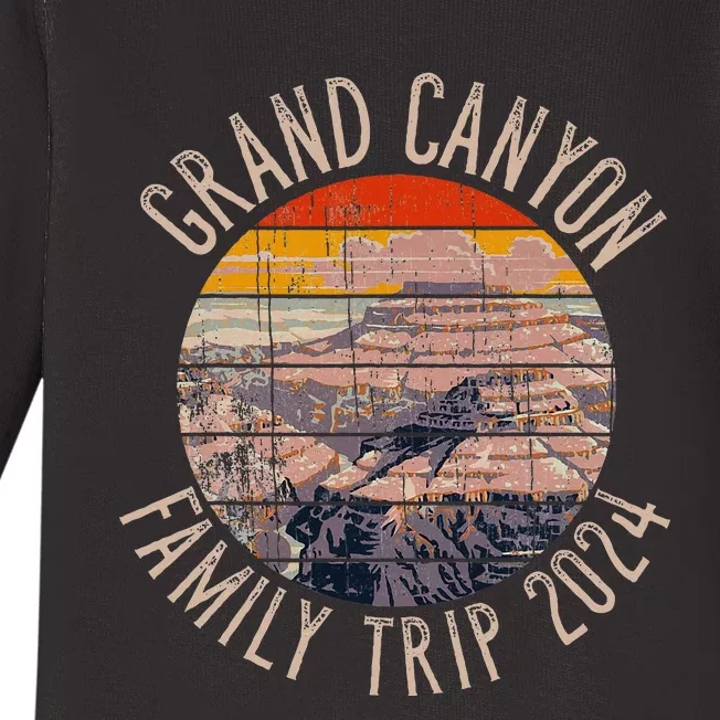 Grand Canyon Family Trip 2024 Baby Long Sleeve Bodysuit