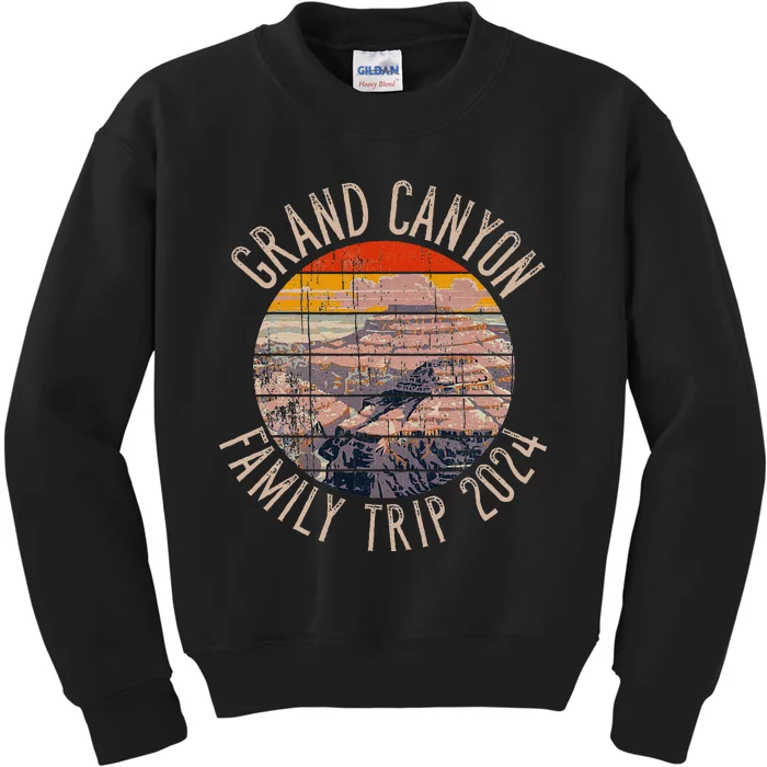 Grand Canyon Family Trip 2024 Kids Sweatshirt