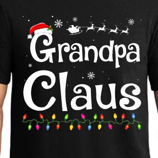 Grandpa Claus Funny Family Santa Pajamas Christmas Idea Pajama Set