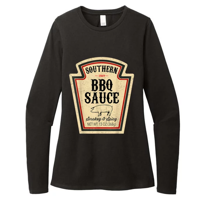 Group Condiments Funny DIY Halloween Costume Cute BBQ Sauce Womens CVC Long Sleeve Shirt