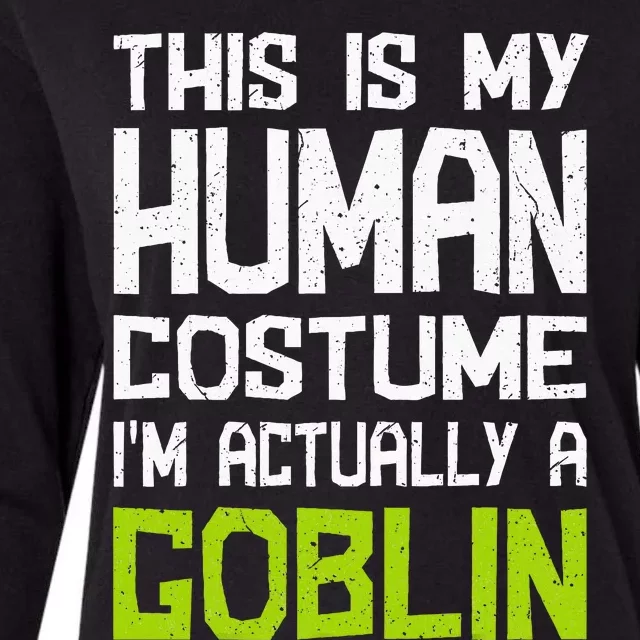 Goblin Creature Fantasy World Goblin Leprechaun Costume Womens Cotton Relaxed Long Sleeve T-Shirt