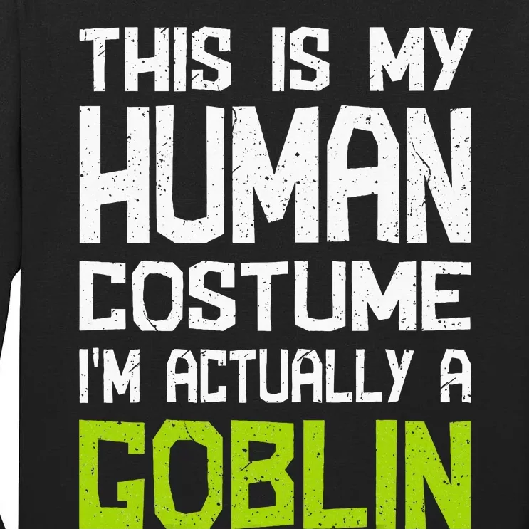 Goblin Creature Fantasy World Goblin Leprechaun Costume Tall Long Sleeve T-Shirt