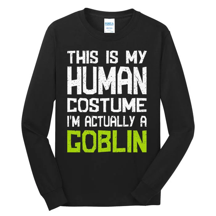 Goblin Creature Fantasy World Goblin Leprechaun Costume Tall Long Sleeve T-Shirt