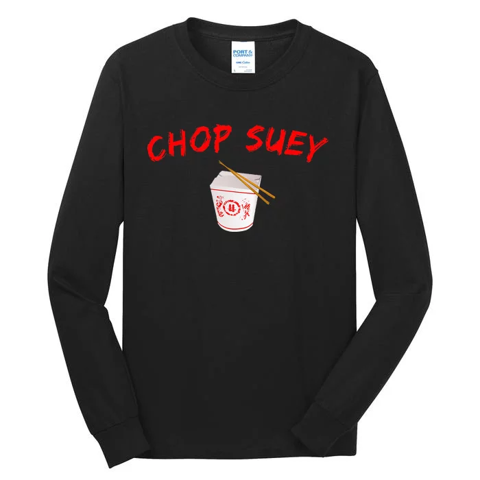 Graphic Chinese Food Chop Suey Tall Long Sleeve T-Shirt