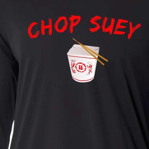 Graphic Chinese Food Chop Suey Cooling Performance Long Sleeve Crew