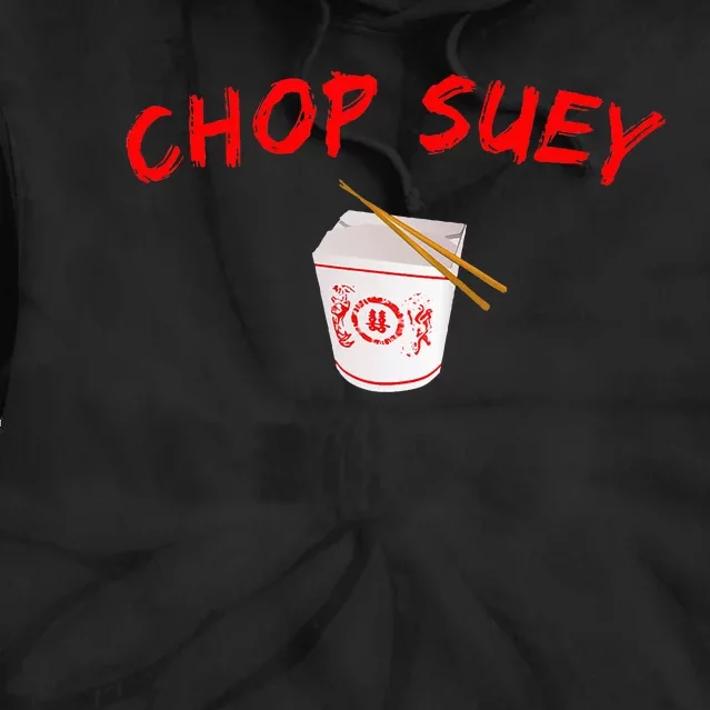 Graphic Chinese Food Chop Suey Tie Dye Hoodie