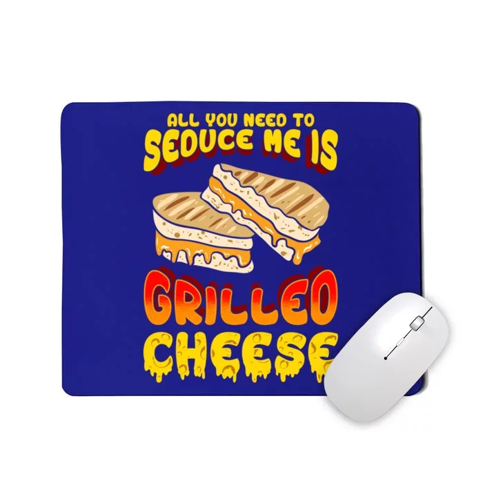 Grilled Cheese Foodie Gift Campfire Toaster Sandwich Graphic Great Gift Mousepad