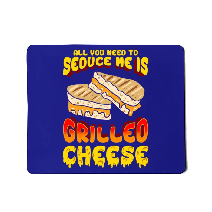 Grilled Cheese Foodie Gift Campfire Toaster Sandwich Graphic Great Gift Mousepad