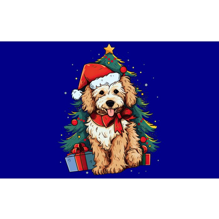 Goldendoodle Christmas Funny Dog Xmas Gift Bumper Sticker