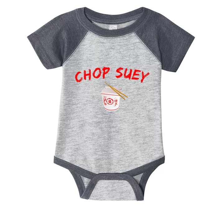 Graphic Chinese Food Apparelchop Suey Infant Baby Jersey Bodysuit