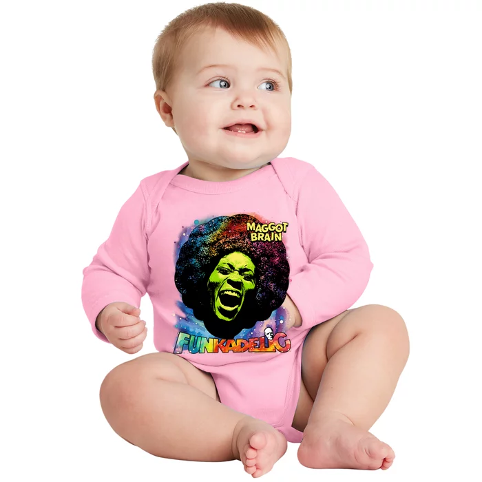 George Clinton Funky Maggot Brain Gift Baby Long Sleeve Bodysuit