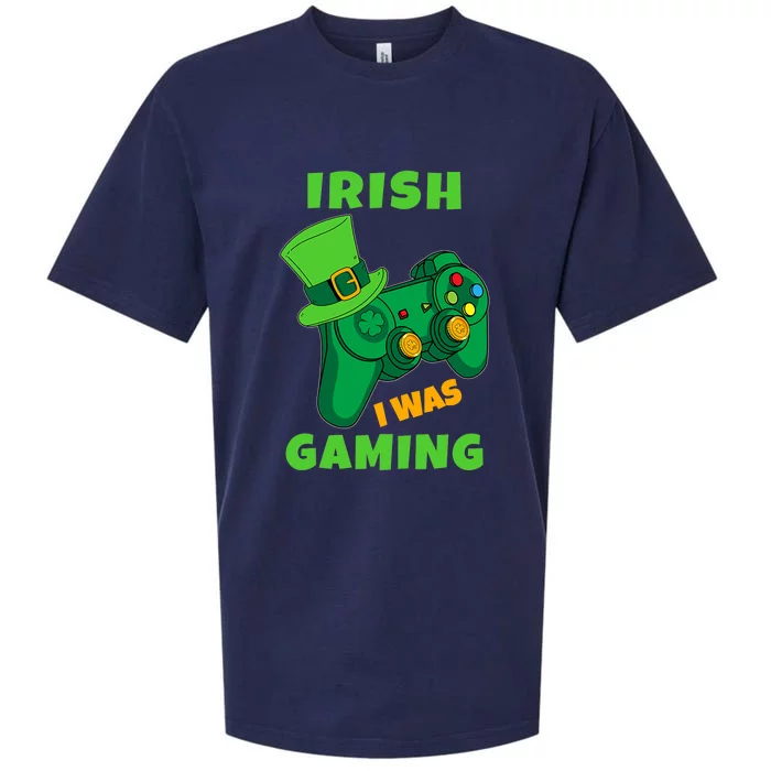 Gamer Irish Games Funny Saint Patrick Day Gamer Boy Men Gift Sueded Cloud Jersey T-Shirt