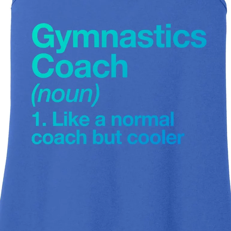 Gymnastics Coach Funny Sports Definition Trainer Instructor Cute Gift Ladies Essential Tank