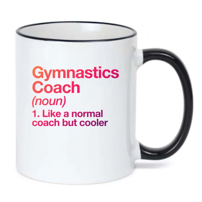 Gymnastics Coach Funny Sports Definition Trainer Instructor Cute Gift Black Color Changing Mug