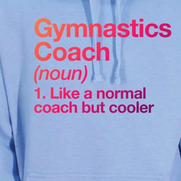 Gymnastics Coach Funny Sports Definition Trainer Instructor Cute Gift Unisex Surf Hoodie