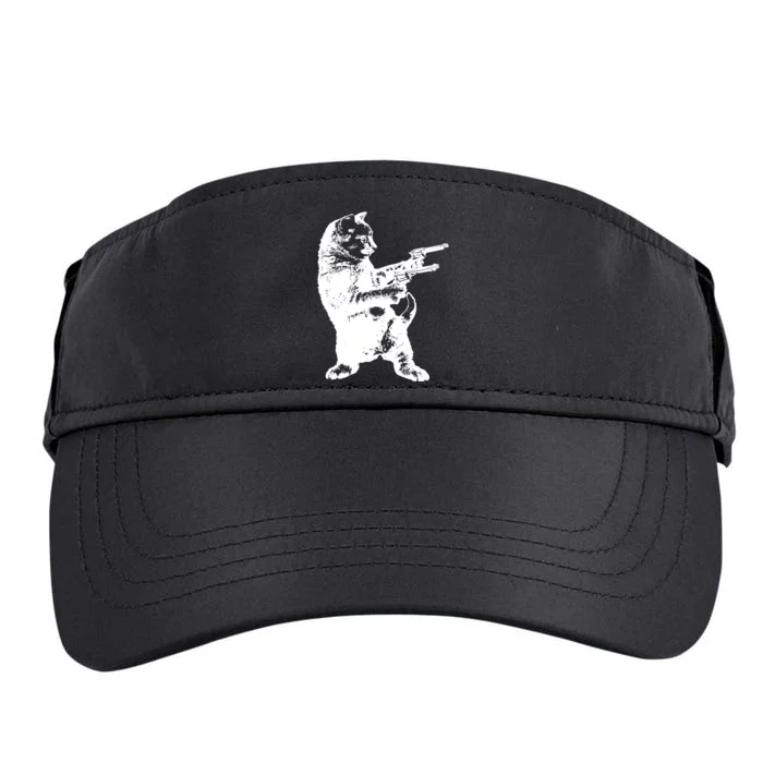 Gunslinger Cat Funny Gun Adult Drive Performance Visor