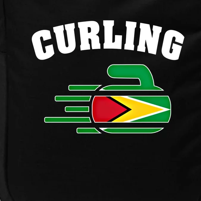 Guyana Curling Fans Jersey Guyanese Curlers Winter Sports Gift Impact Tech Backpack