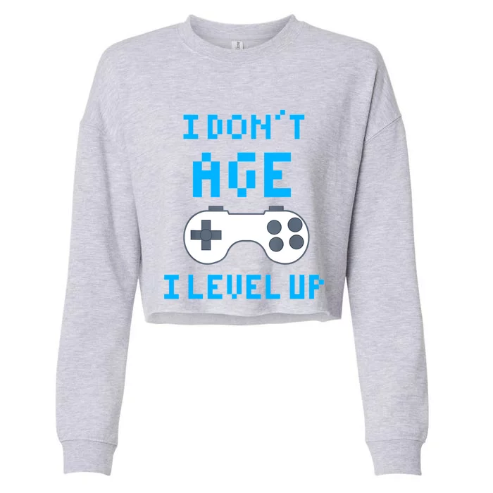 Gaming Cool Gift Cropped Pullover Crew