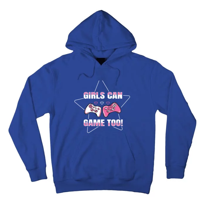 Gaming Can Game Too Gamer Funny Gift Tall Hoodie