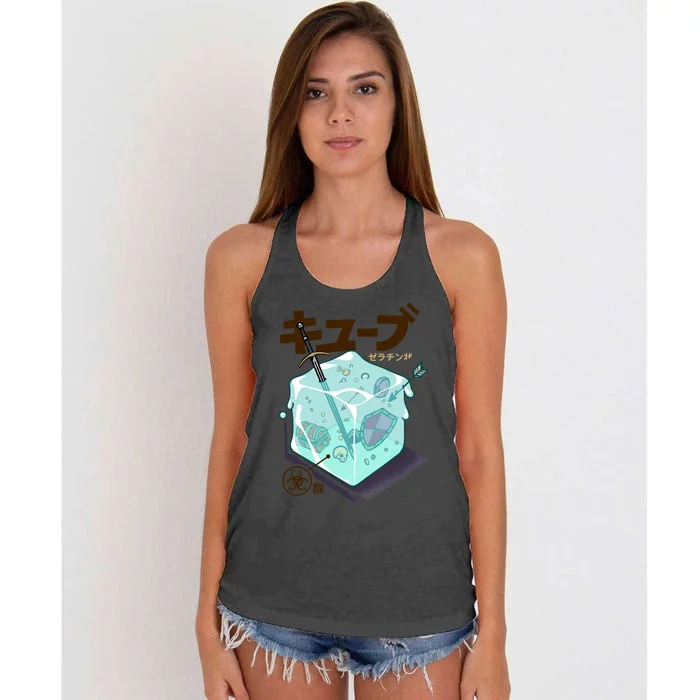 Gelatinous Cube Women's Knotted Racerback Tank