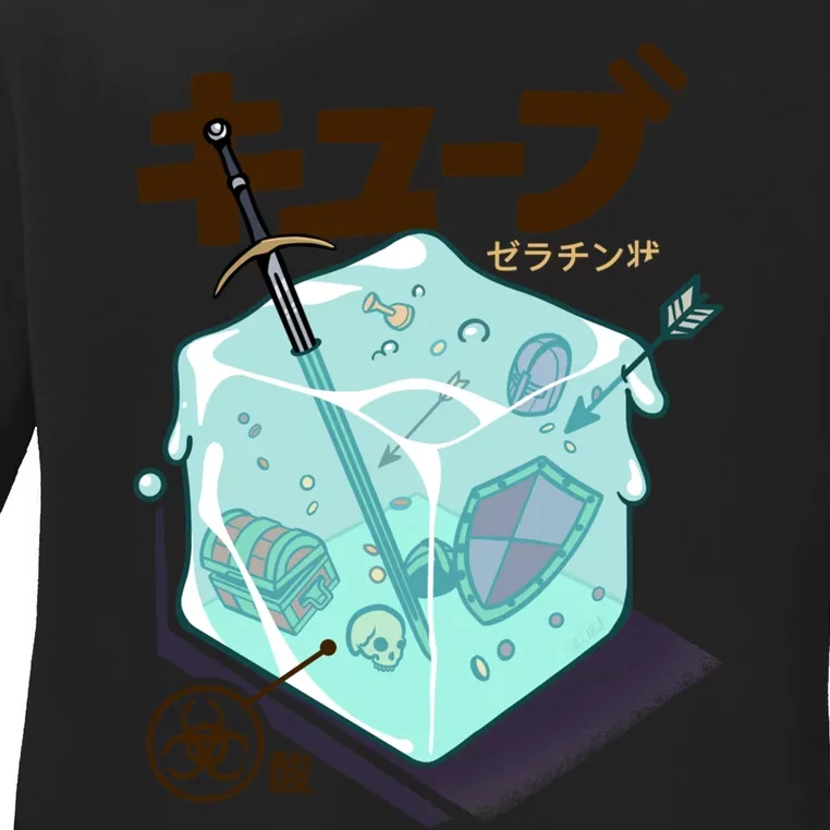 Gelatinous Cube Ladies Long Sleeve Shirt