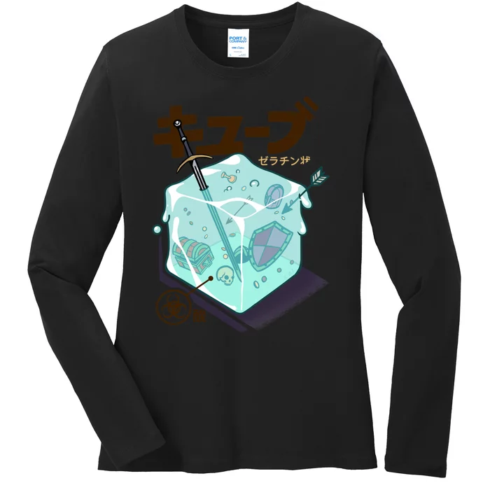 Gelatinous Cube Ladies Long Sleeve Shirt