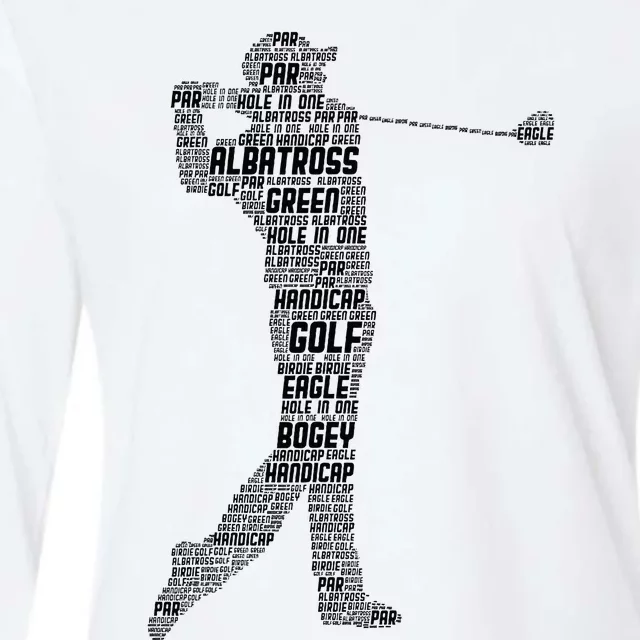 Golf Club Golfer Golfing Womens Cotton Relaxed Long Sleeve T-Shirt