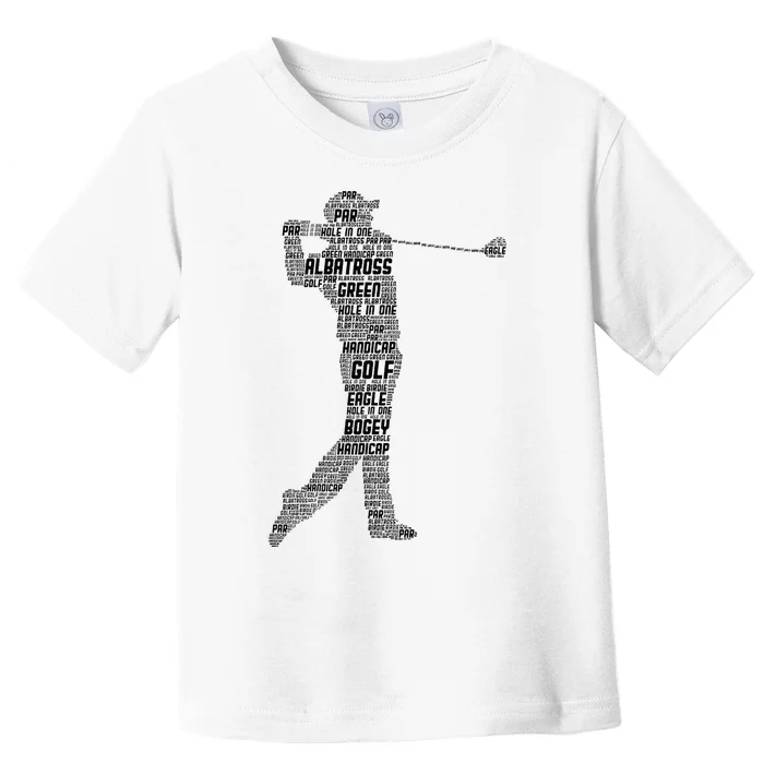 Golf Club Golfer Golfing Toddler T-Shirt