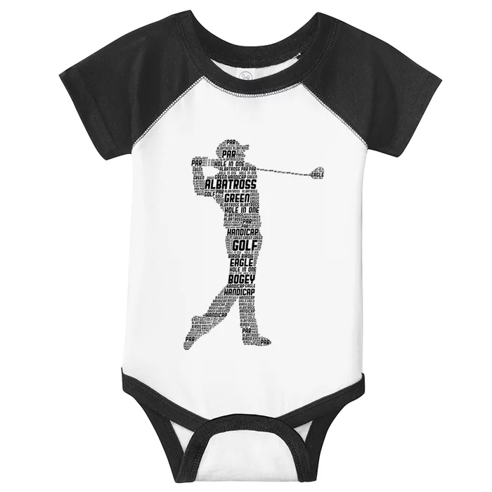 Golf Club Golfer Golfing Infant Baby Jersey Bodysuit