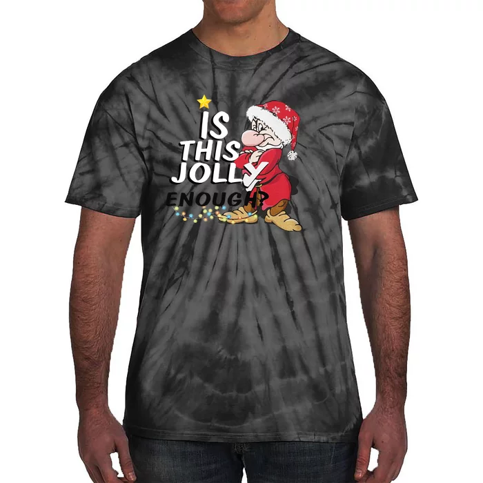 Grumpy Christmas Tie-Dye T-Shirt